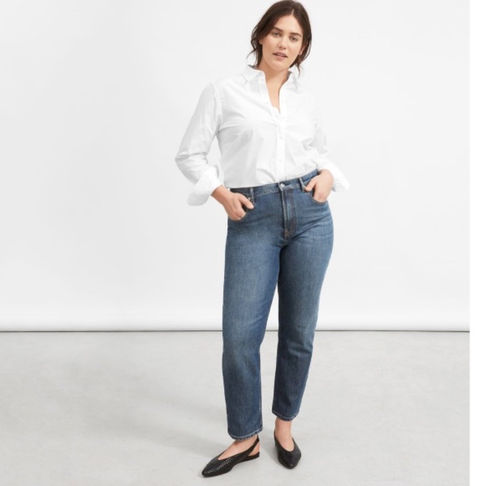 Everlane Curvy Straight-Leg Jeans sz 31
